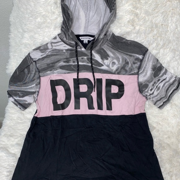 Other - Drip Pullover with hat Distortion